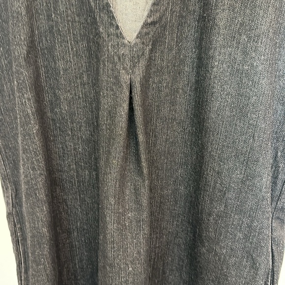 Jag Jewel black denim dress with pockets; One Size - Picture 7 of 7
